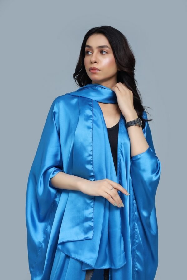 Bright Blue Abaya - Image 4