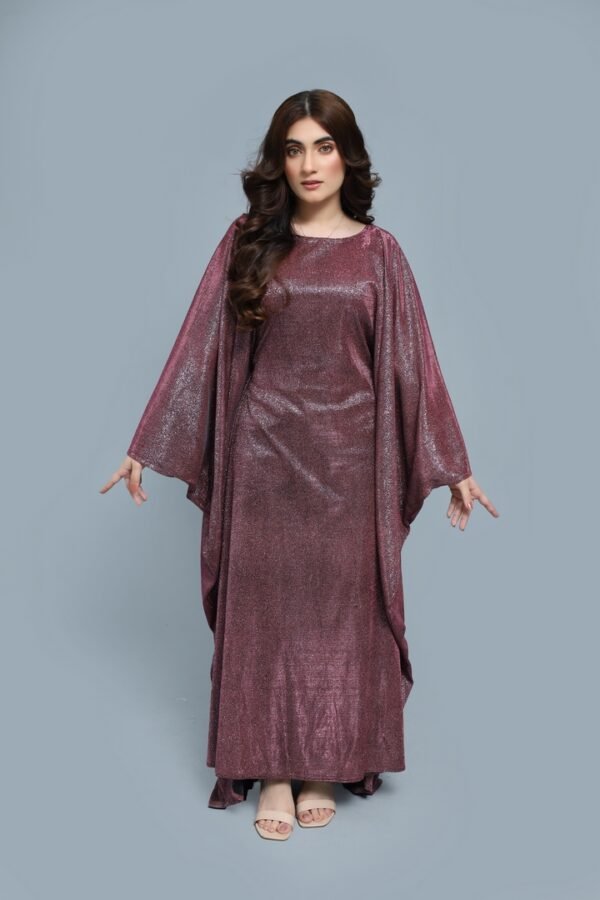 Burgundy Abaya