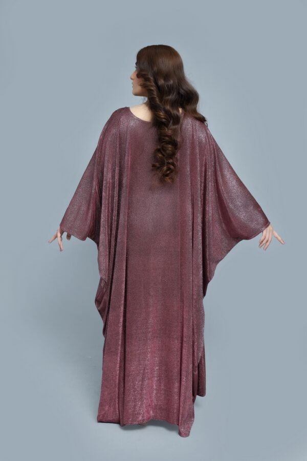 Burgundy Abaya - Image 5