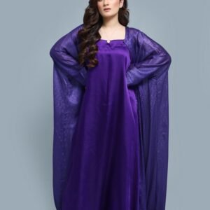 Deep Purple Abaya