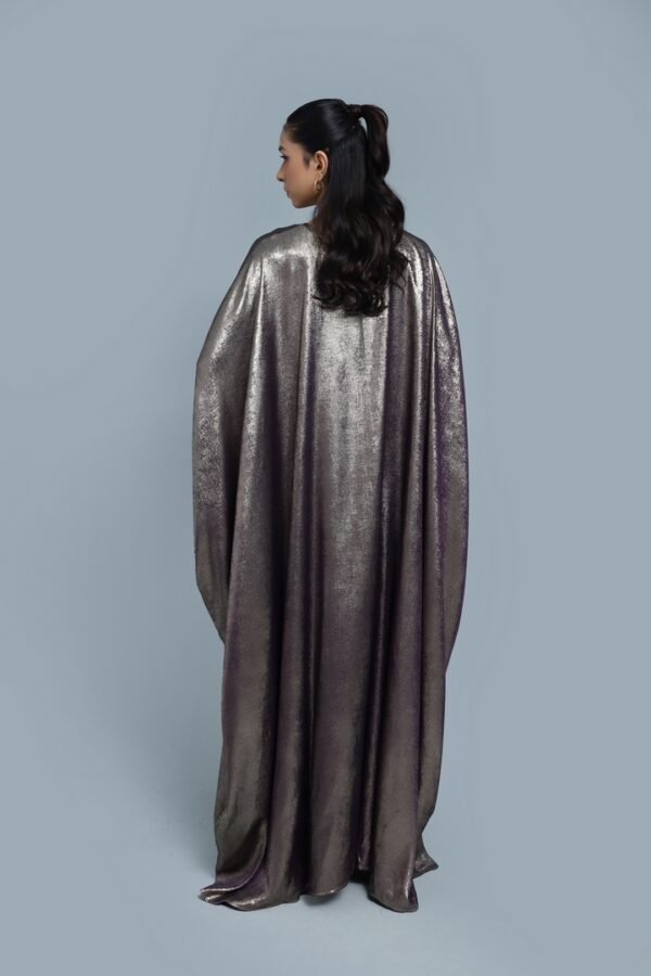 Charcoal Grey Abaya - Image 3