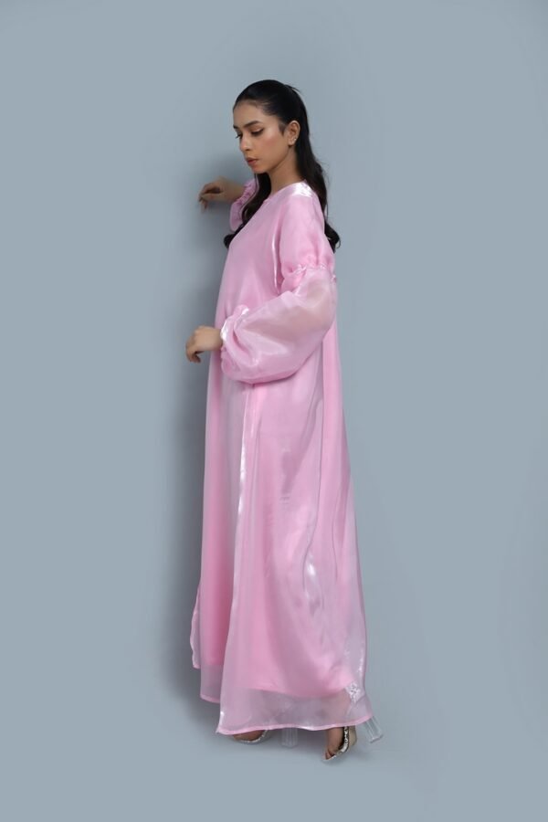 Pastel Pink Abaya - Image 2