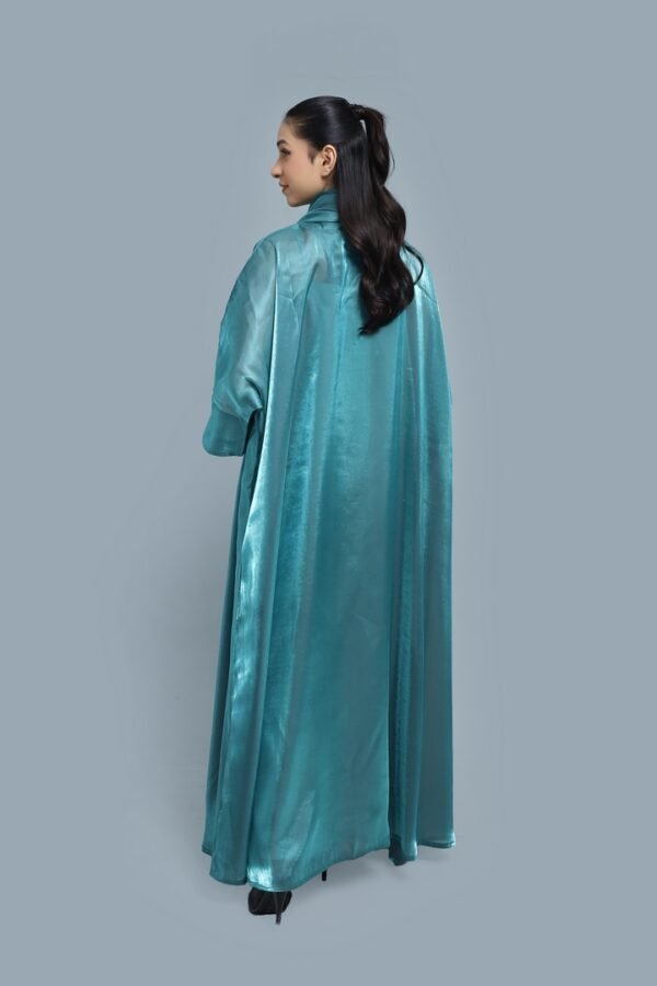Teal Blue Abaya - Image 4