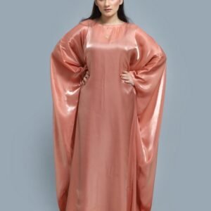 Soft Peach Abaya