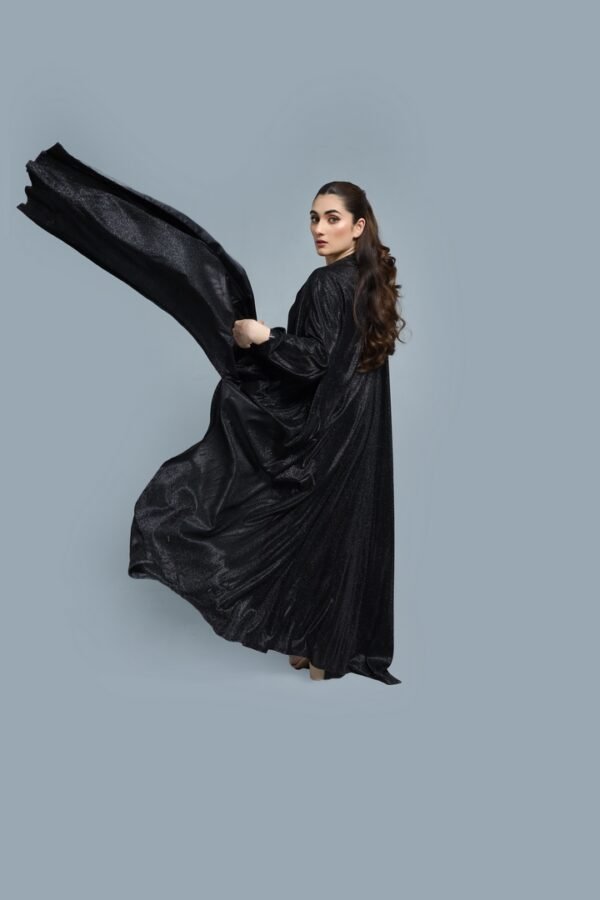 Two Piece Black Abaya - Image 4